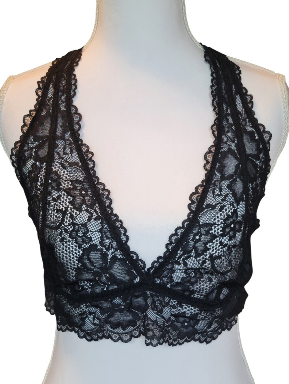 Savage X Fenty Black Lace Bralette